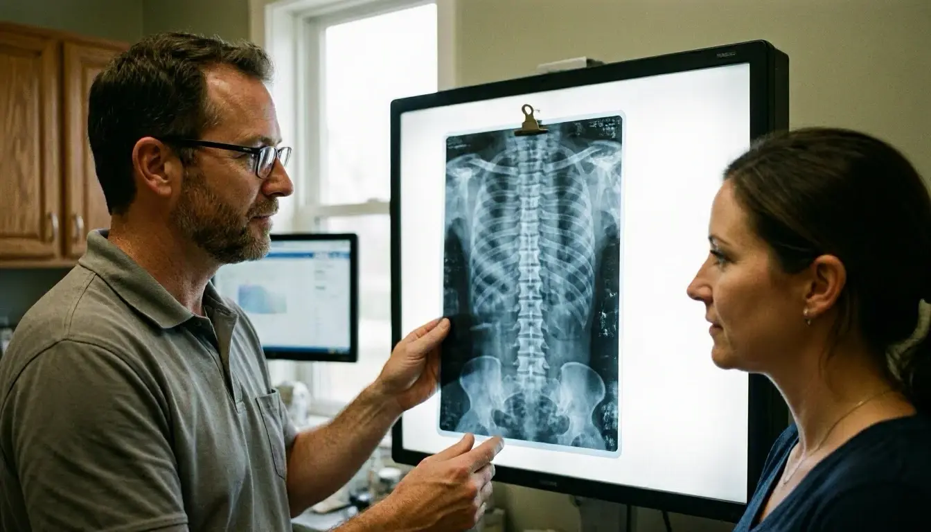 Chiropractic X-ray in Chiropractor: Chiropractic X-ray is a specialized imaging technique used by chiropractors to examine...