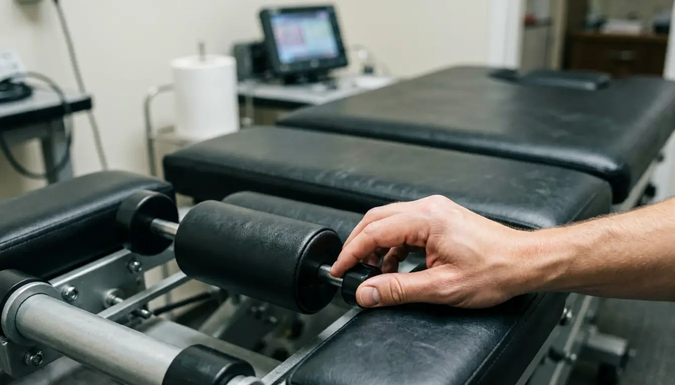 Intersegmental Traction in Chiropractor: Intersegmental Traction is a chiropractic therapy that gently stretches and mobil...