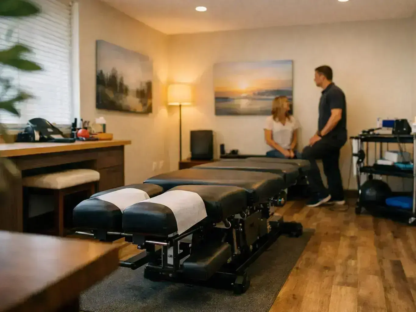Chiropractic Consultation and Diagnosis in Pooler, GA — in action